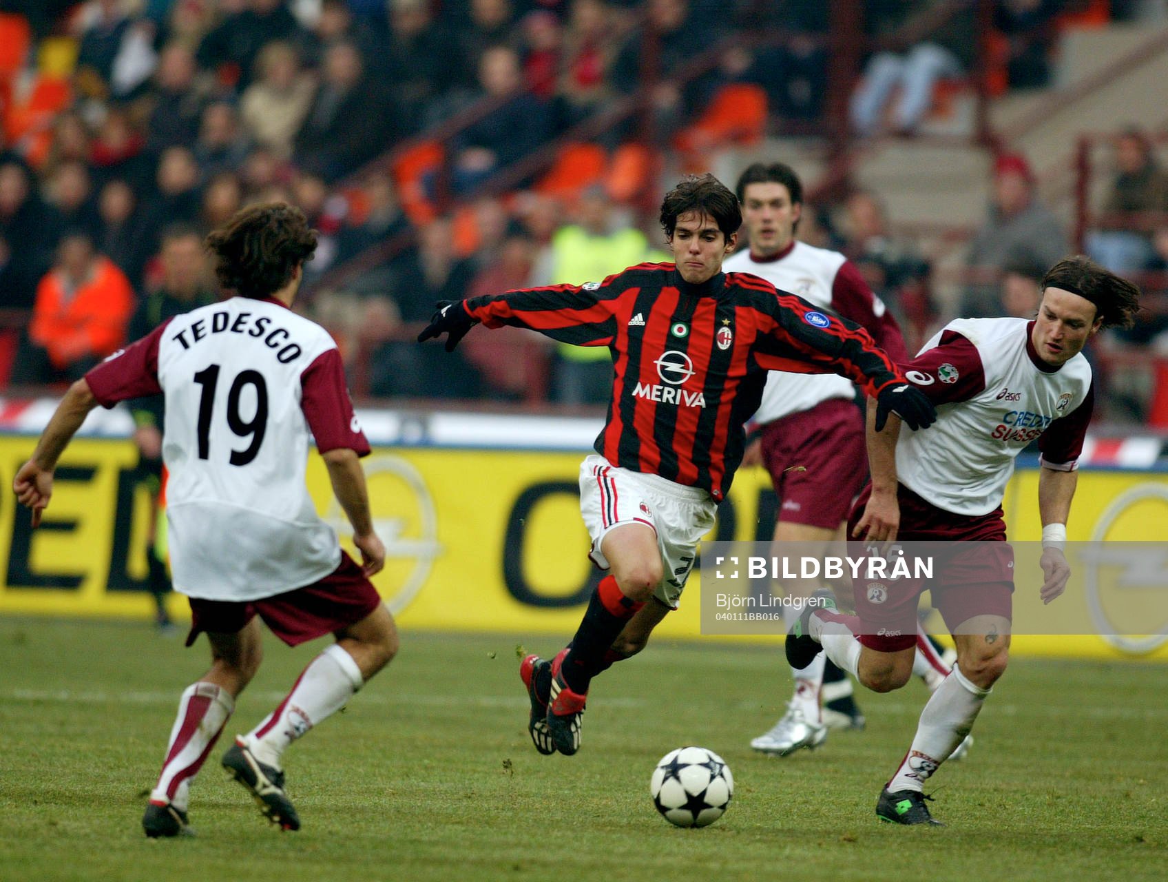 Kaka, Milan mot Giacomo Tedesco och Martin Jiranek, Reggina
