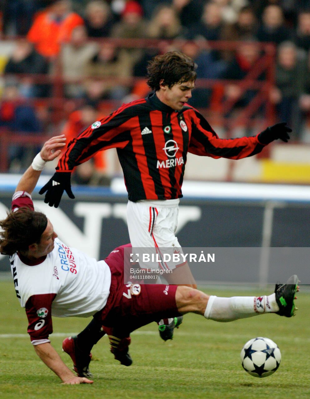 Kaka, Milan fälls av Martin Jiranek, Reggina