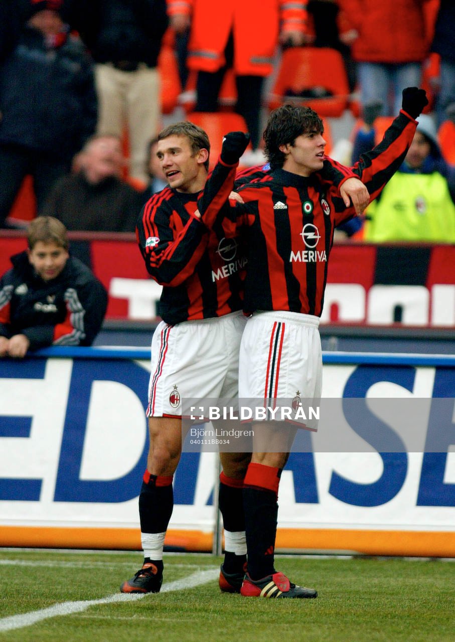Fotboll, Italiensk, Serie A, Jubel, Andriy Shevchenko och