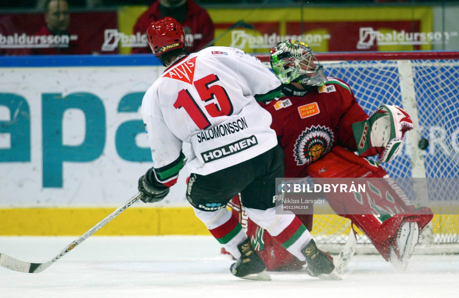Andreas Salomonsson, Modo avgör genom att sätta sin