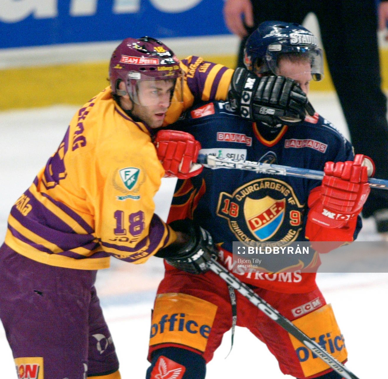 Per Hållberg, Färjestad och Jonathan Hedström,