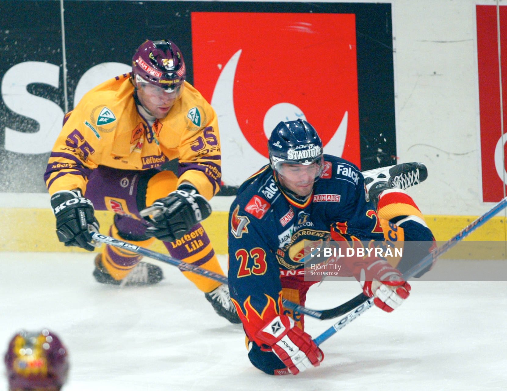 Janne Grönvall, Färjestad och Fredrik Bremberg,