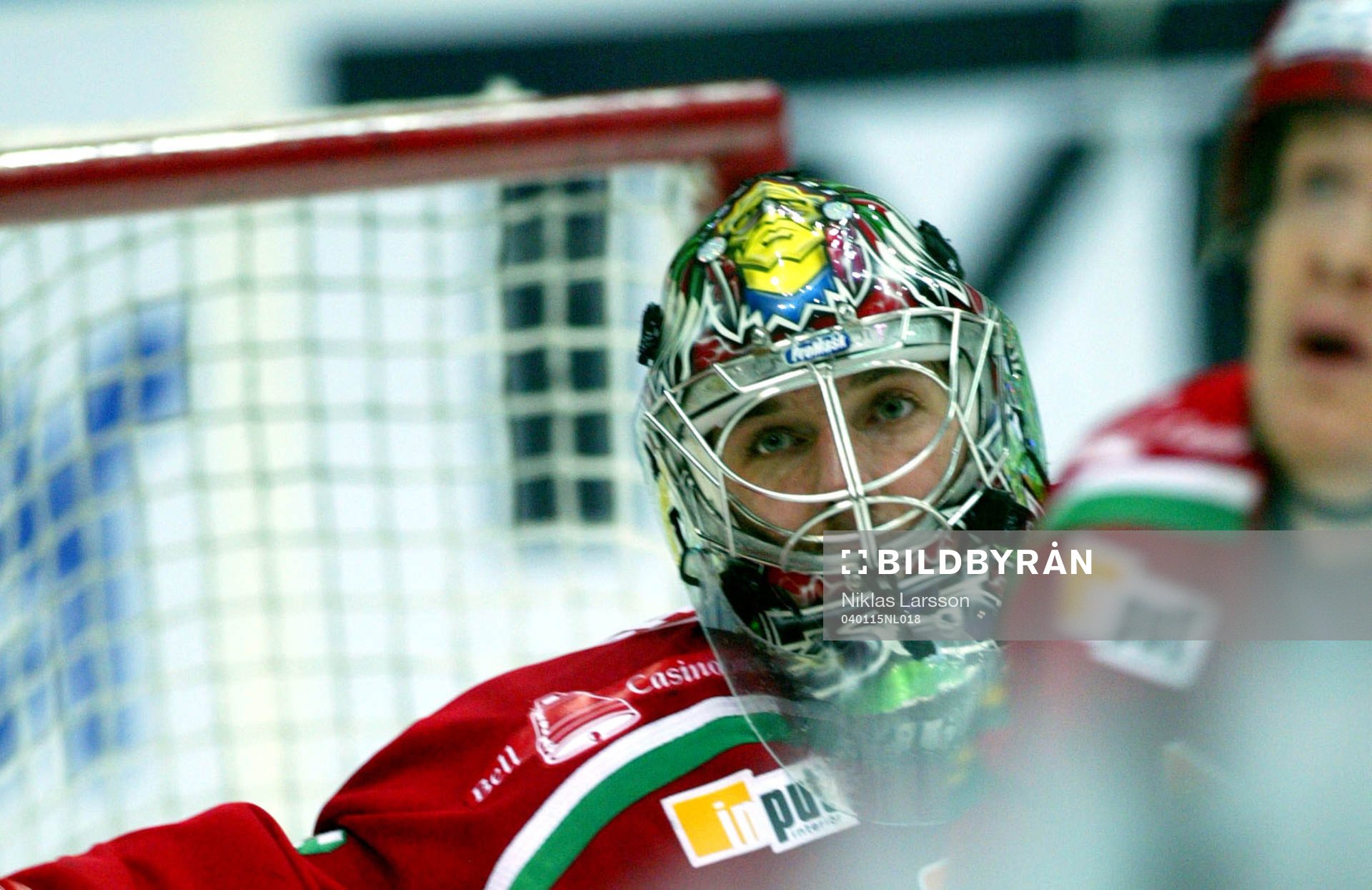 Henrik Lundqvist, målvakt Frölunda