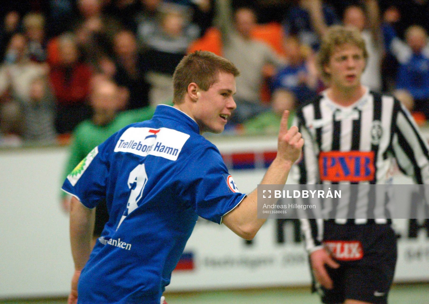 innomhusfotboll, turnering: Dennis Melander, Trelleborg