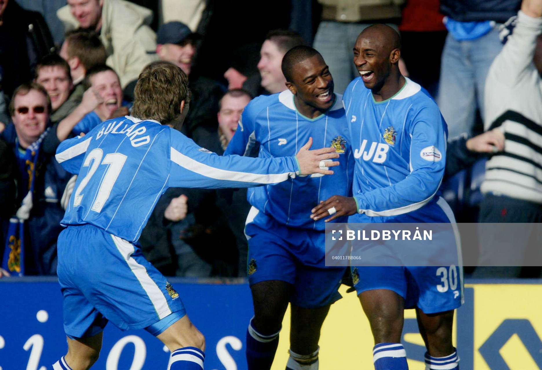  Jason Roberts, Wigan,  jubel efter mål.