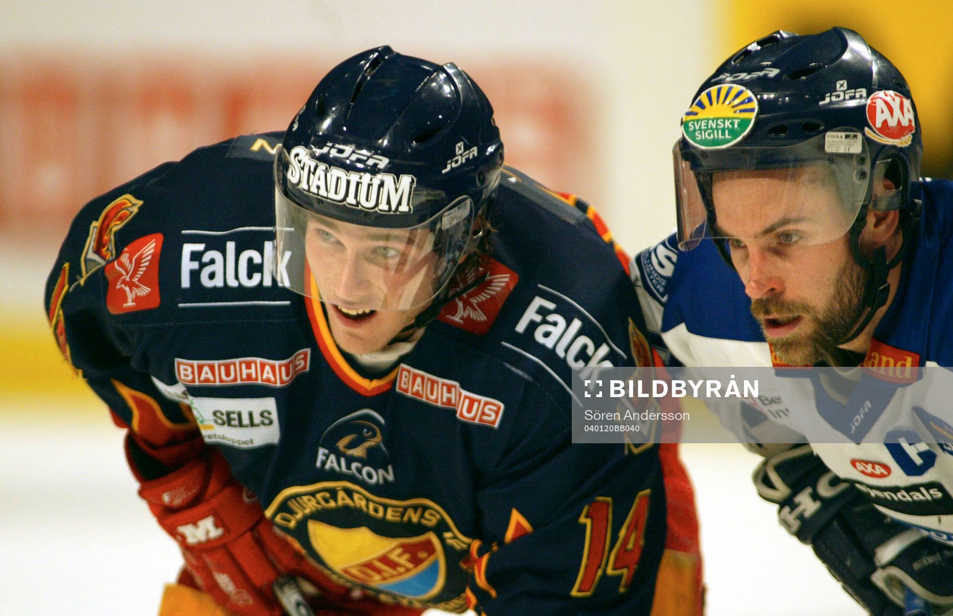 Daniel Rudslätt, Djurgården och Christer Olsson, Leksand