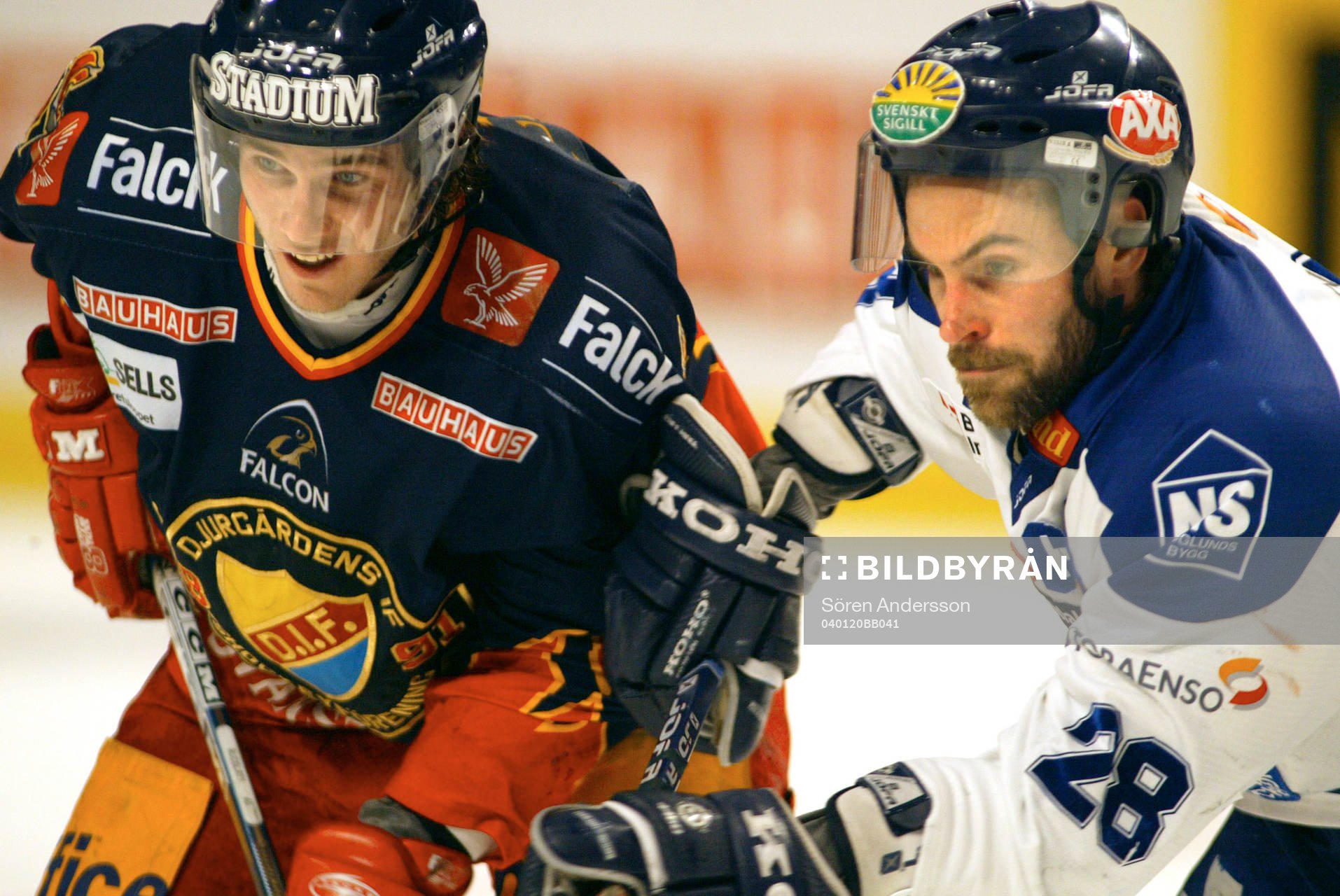 Daniel Rudslätt, Djurgården och Christer Olsson, Leksand