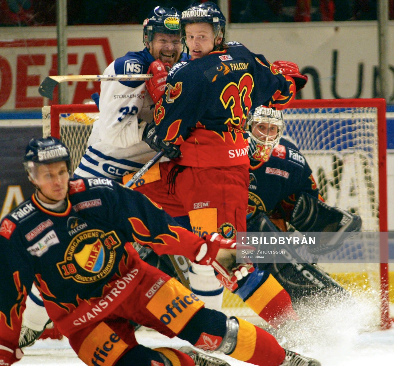 Ronnie Pettersson, Daniel Fernholm och Björn Bjurling,