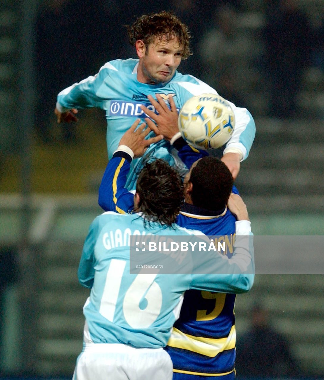  Mihajlovic, Adriano och Giannichedda.