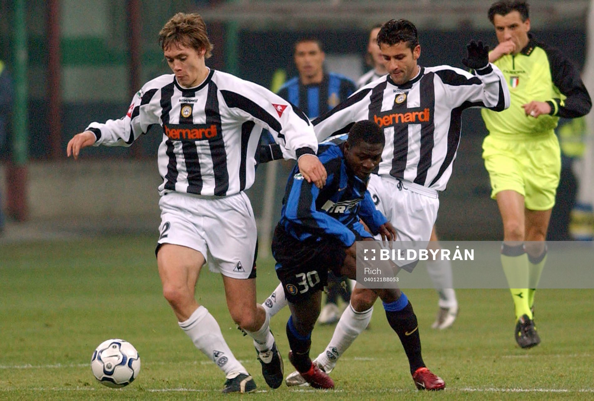  KROLDRUP och ALBERTO, Udinese och MARTINS, Inter