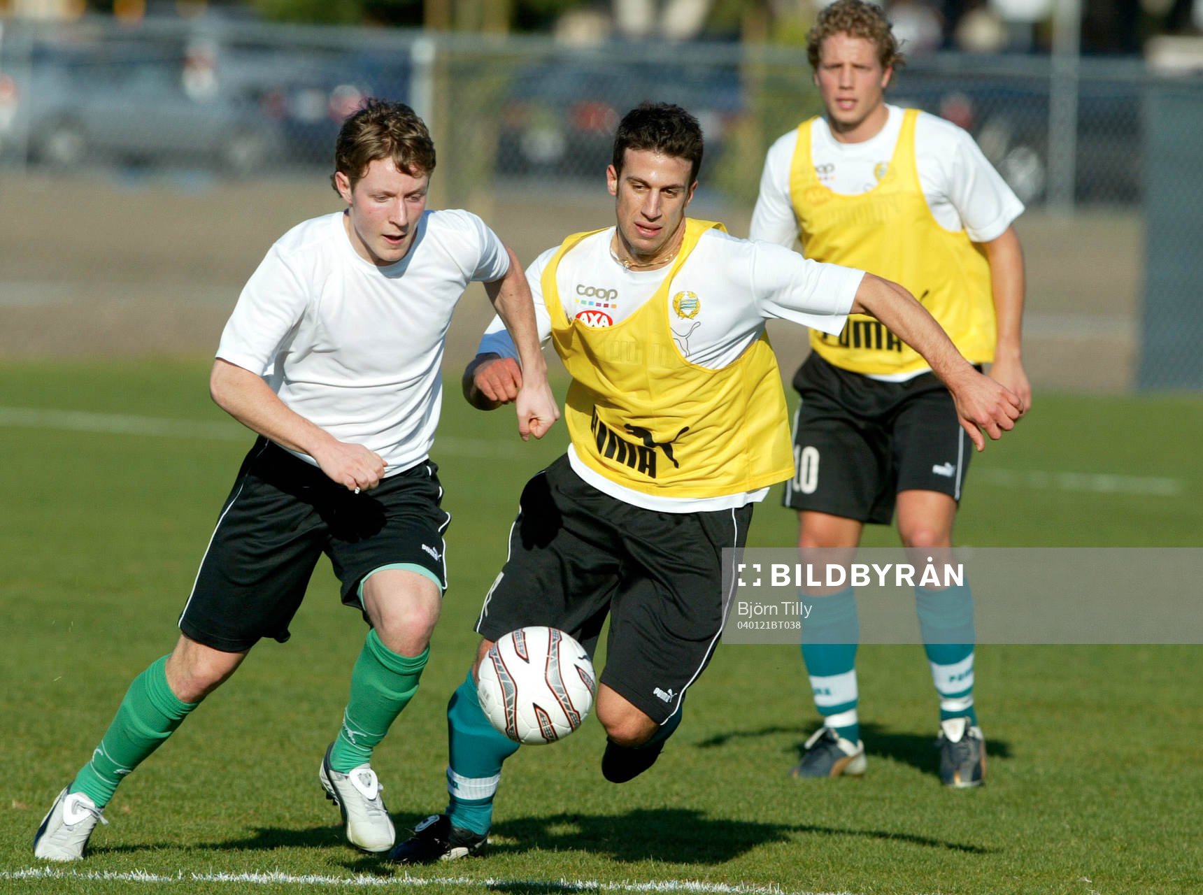Haris Laitinen, Suleyman Sleyman och Erik Johansson,