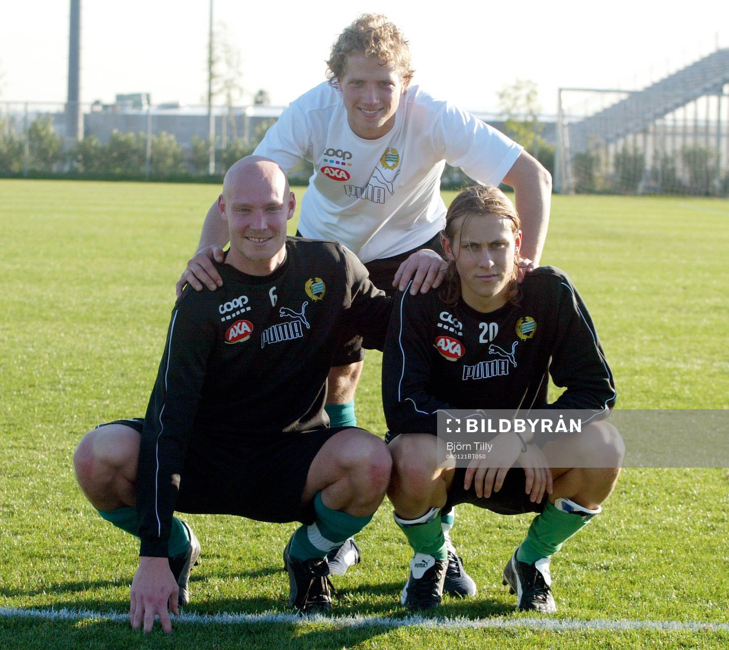 Nichlas Hindsberg, Erik Johansson och Björn Runström,
