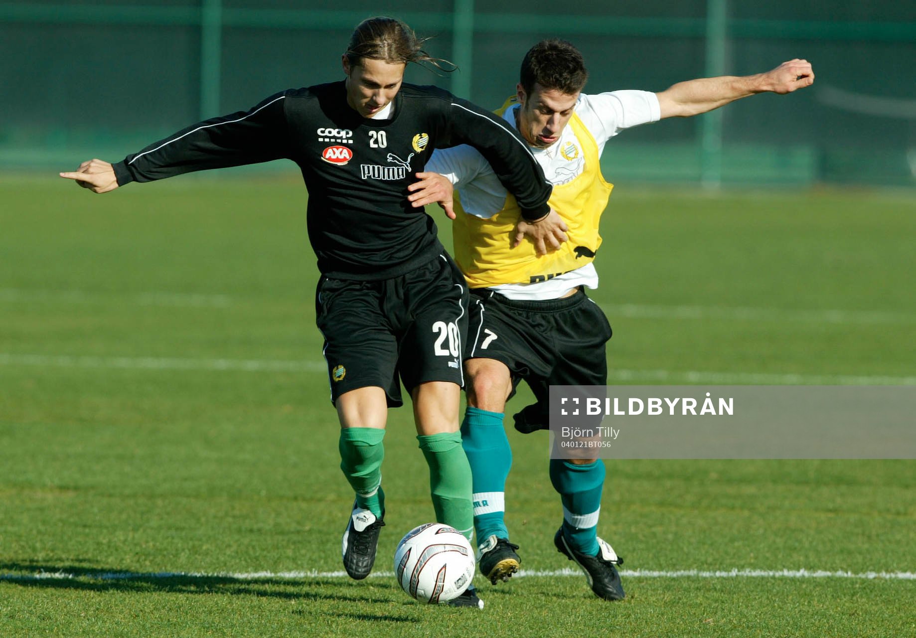 Björn Runström och Suleyman Sleyman,, Hammarby
