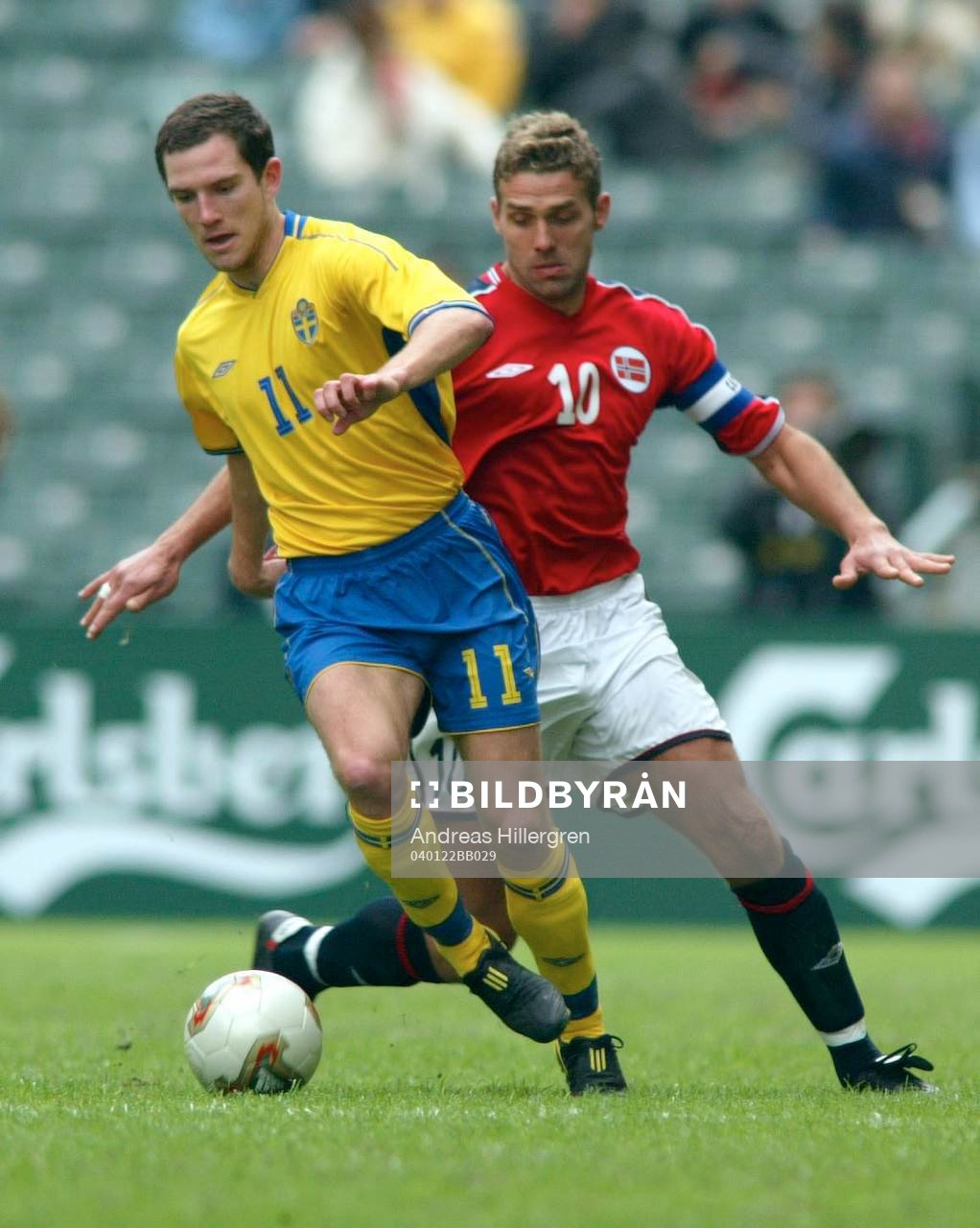 0-3 förlust för Sverige. Martin Eriksson, debut, Harald