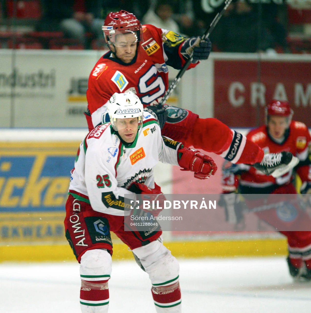 Oscar Ackeström, Frölunda och Robert Carlsson,
