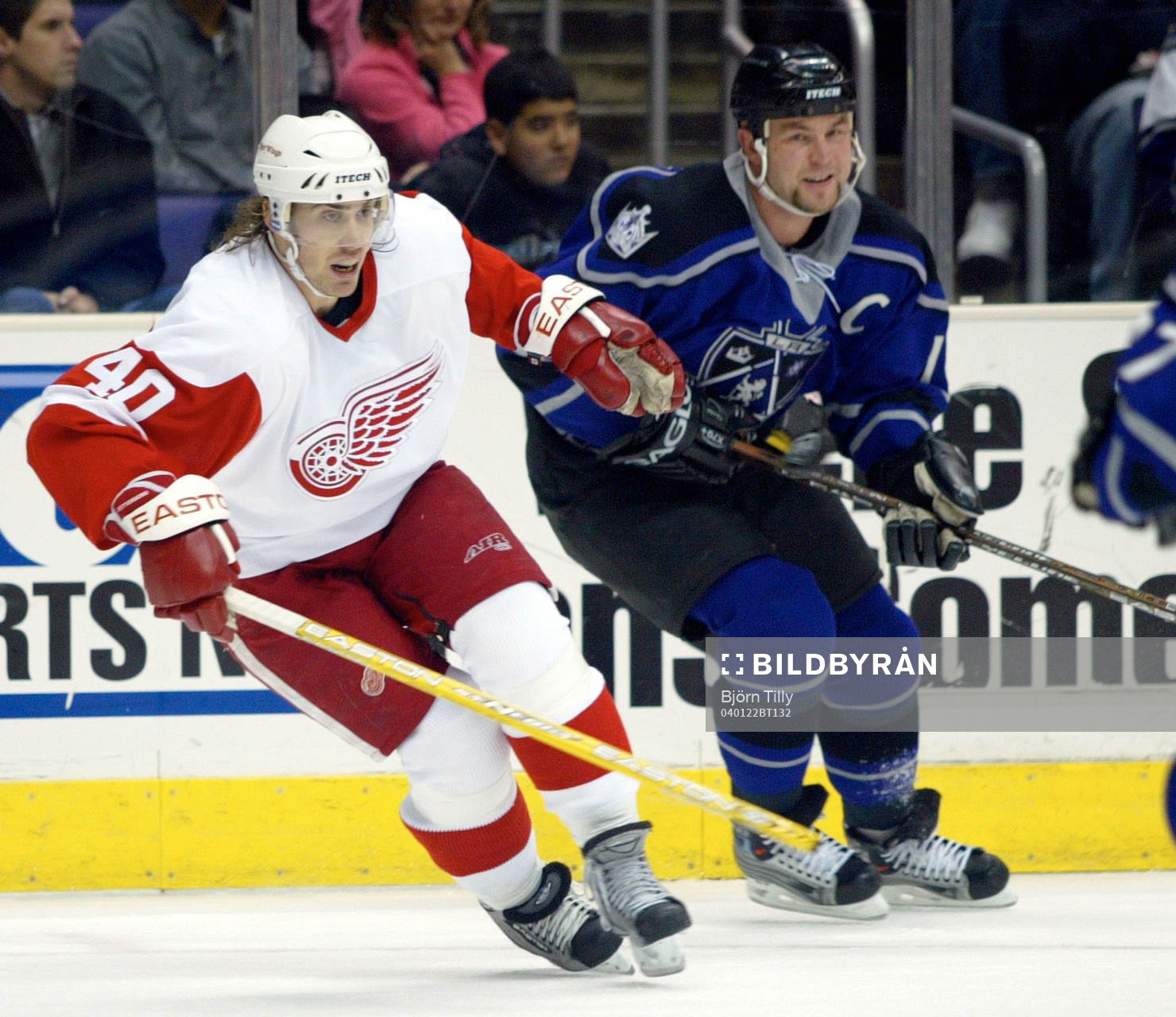 Henrik Zetterberg, Detroit Red Wings och Mattias Norström,
