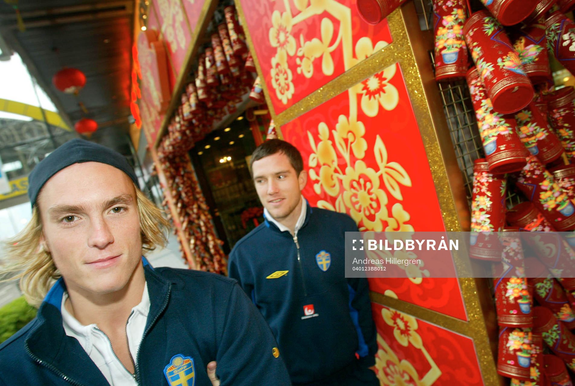 Fotboll, Sverige, träning, Lars Nilsson och Martin Ericsson