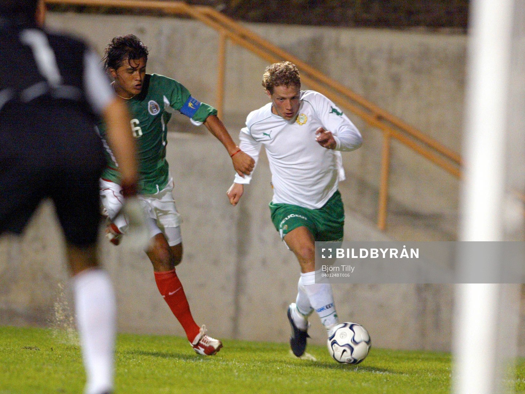 Diego Martinez, Mexico och Erik Johansson, Hammarby