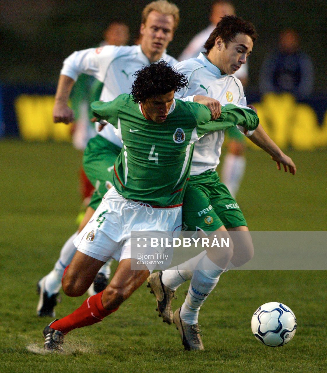 Javier Rodrigoez, Mexico och Petter Andersson, Hammarby