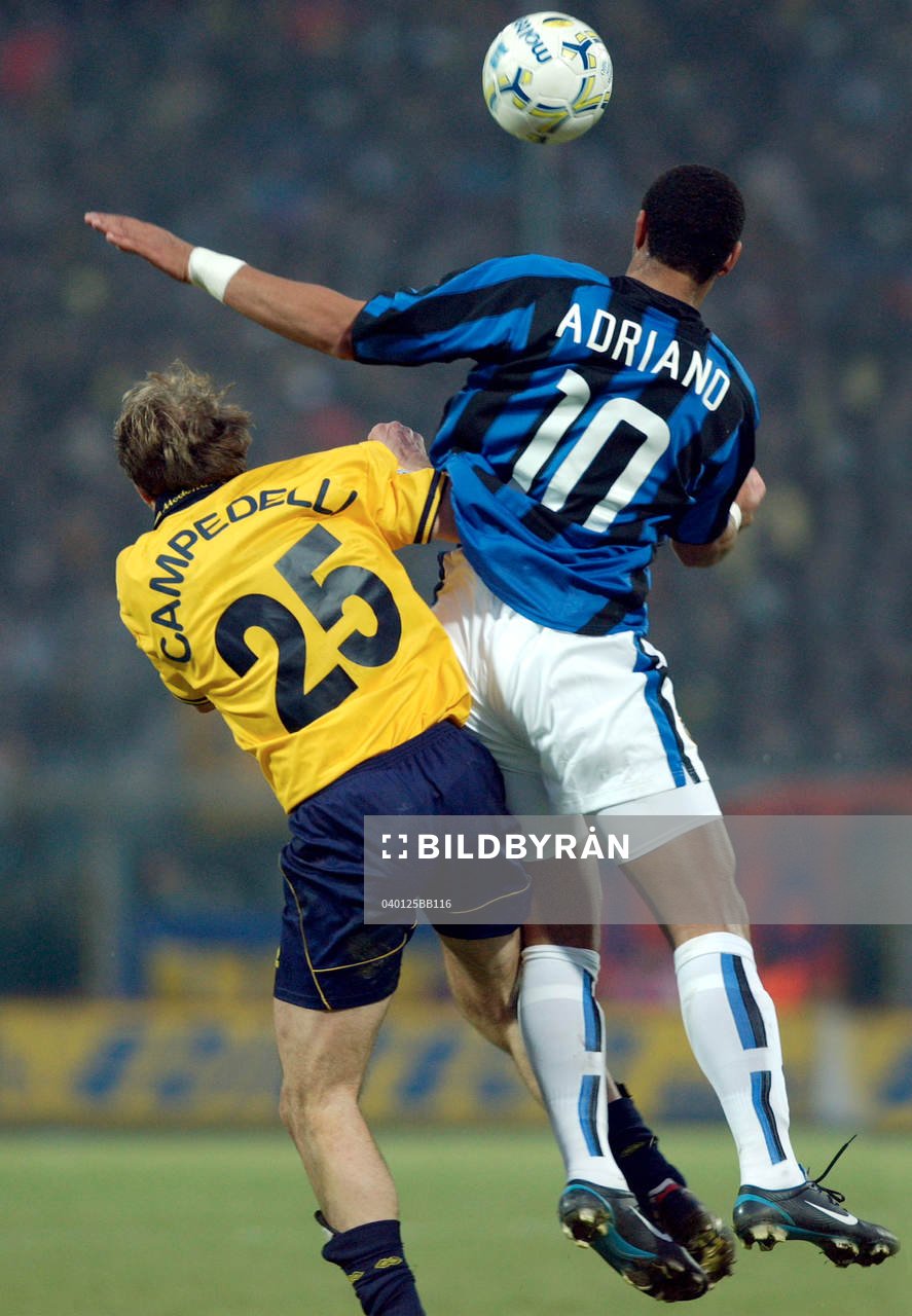 Adriano, Inter. Nickduell