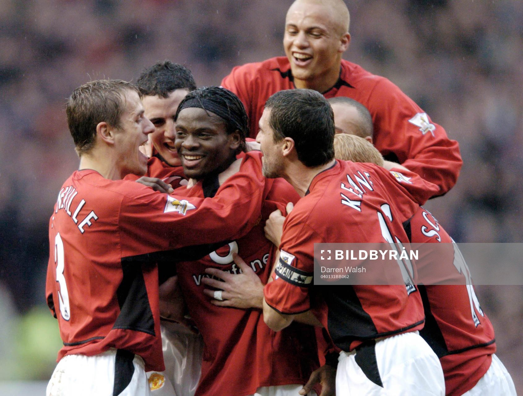 Louis Saha, Manchester U jubel
