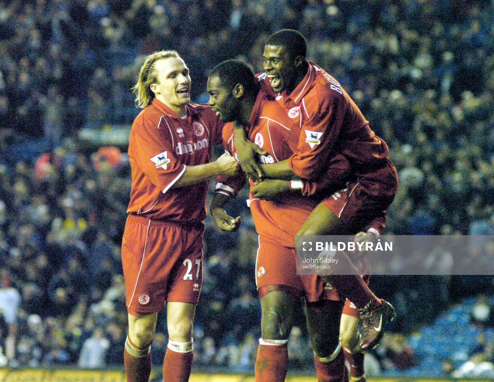 Michael Ricketts, Middlesbrough, jubel