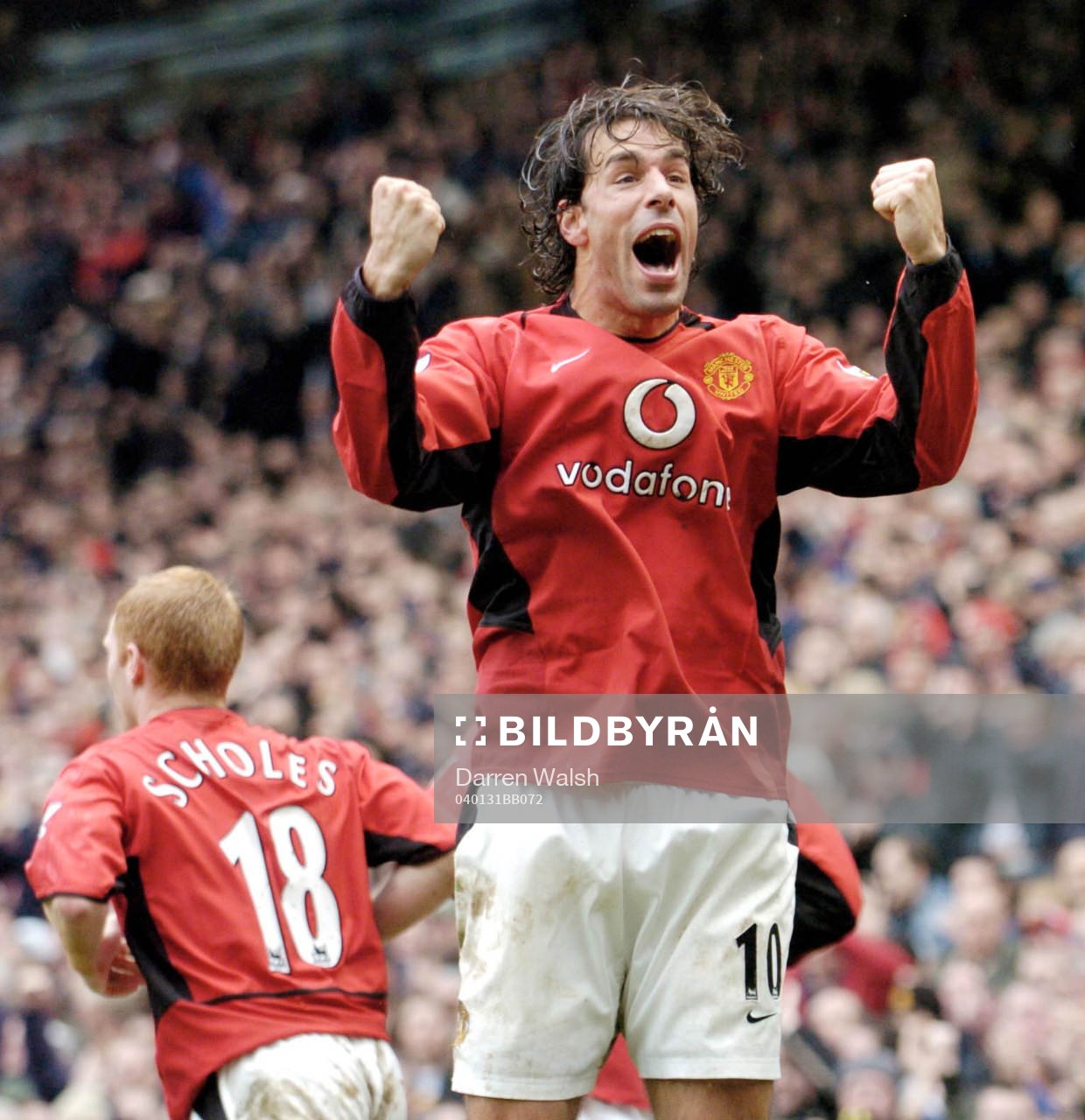 Ruud Van Nistelrooy jubel