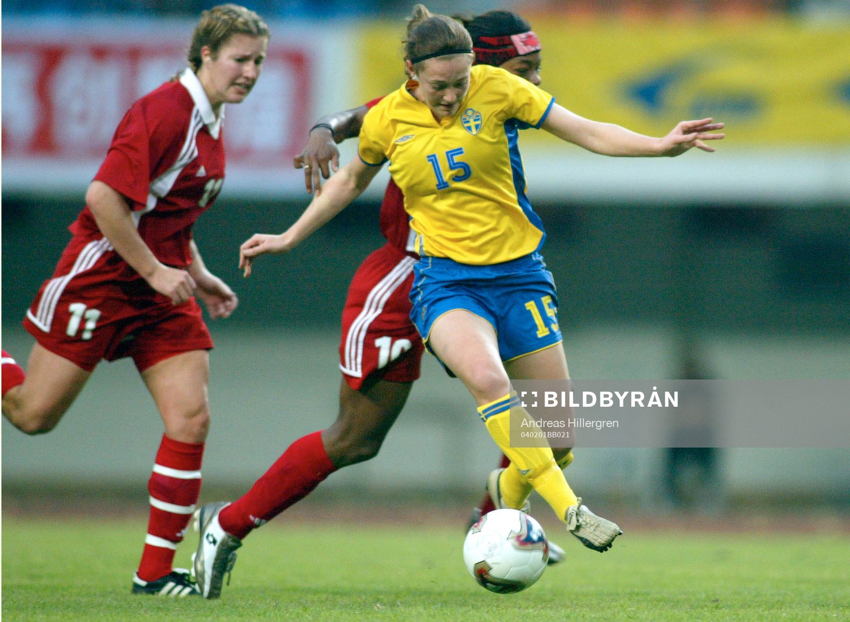 Fotboll, Sverige, dam, landslag, fyrnations, Kanada -