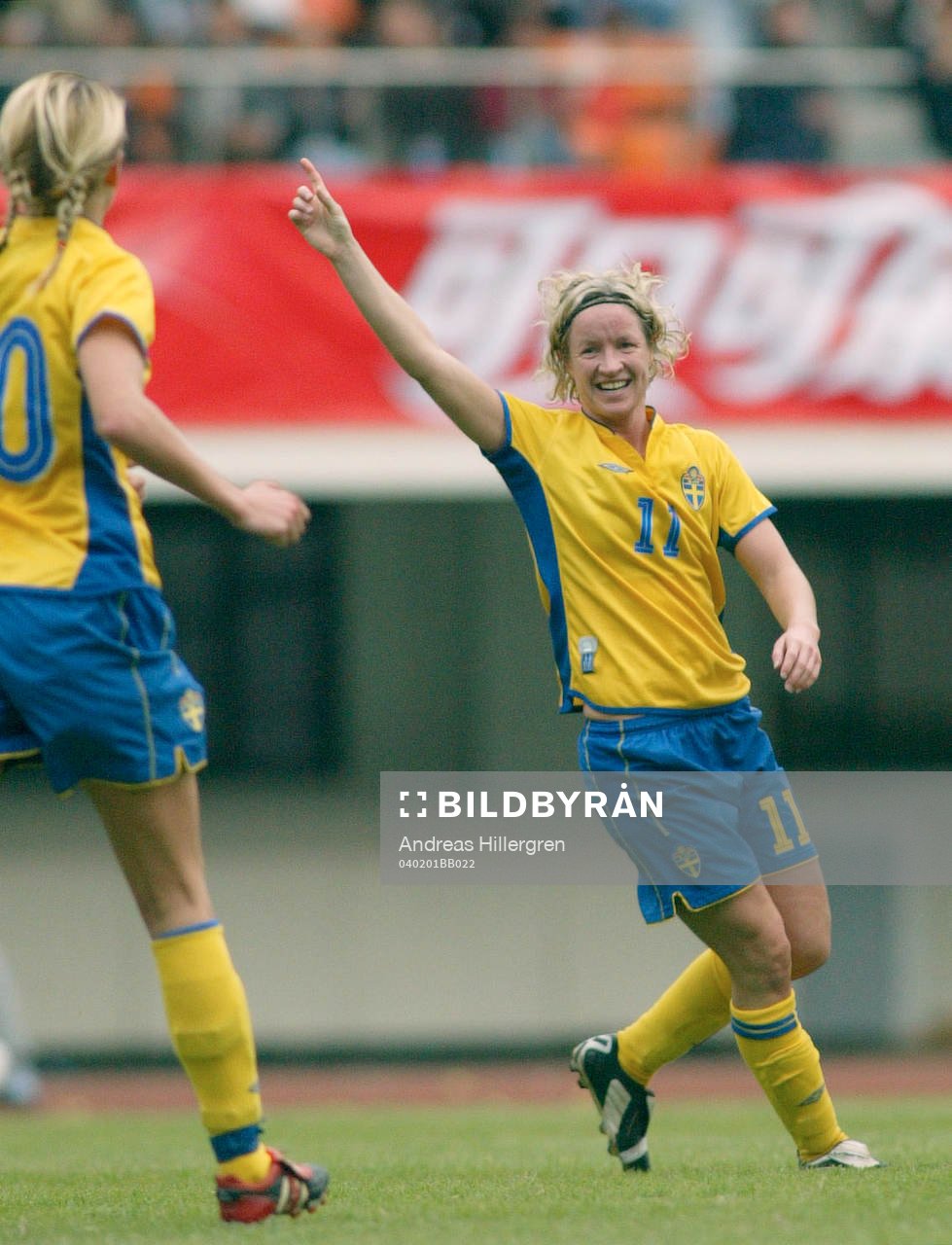 0-2 av Victoria Svensson, jubel