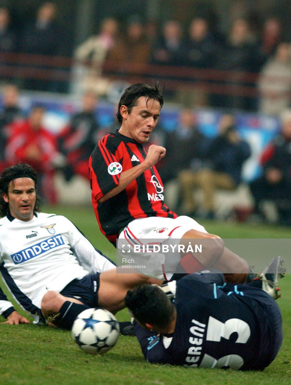 COUTO och SERENI, Lazio och Filippo INZAGHI, Milan