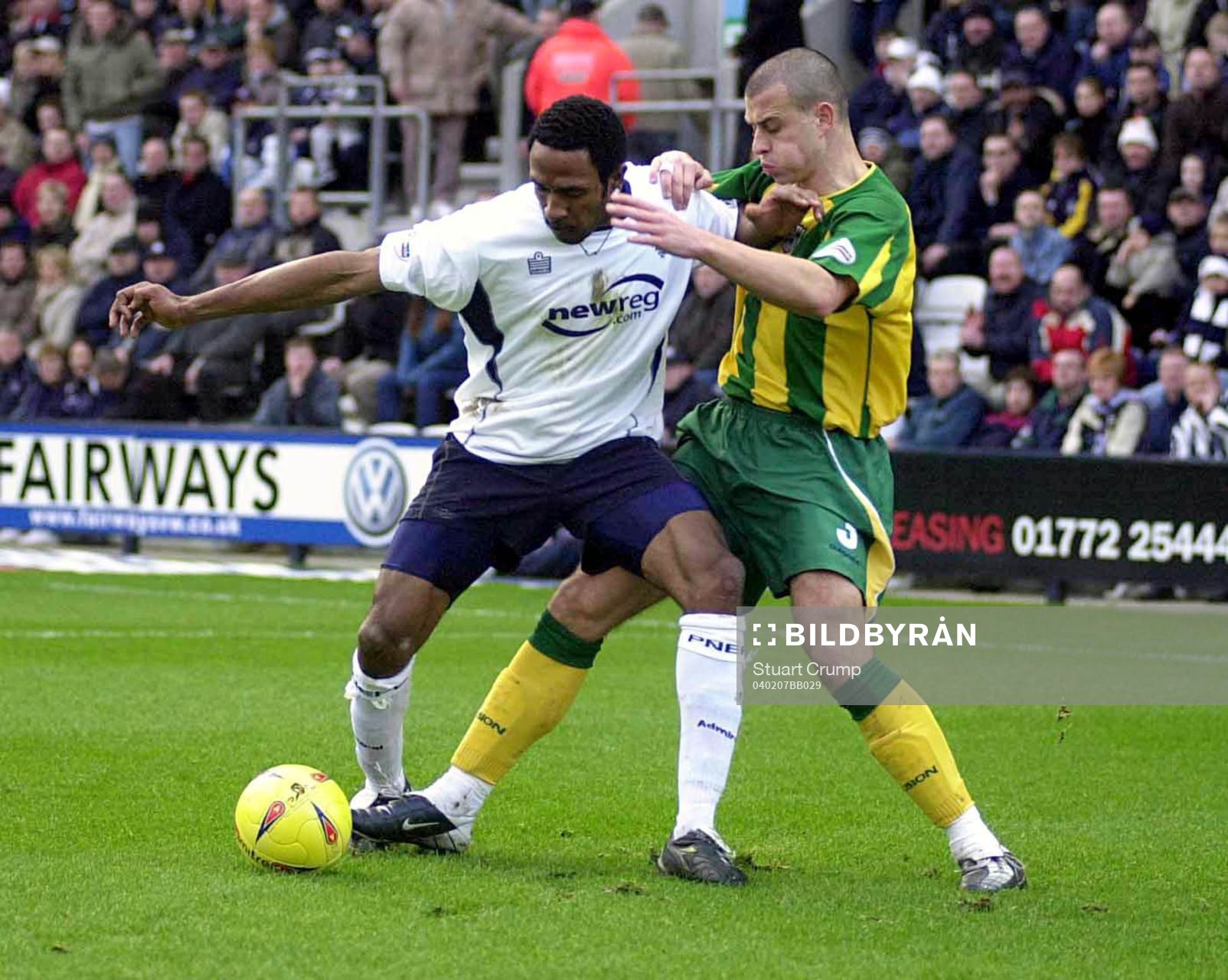  Ricardo Fuller, Preston och  Neil Clement, West Bromwich. 