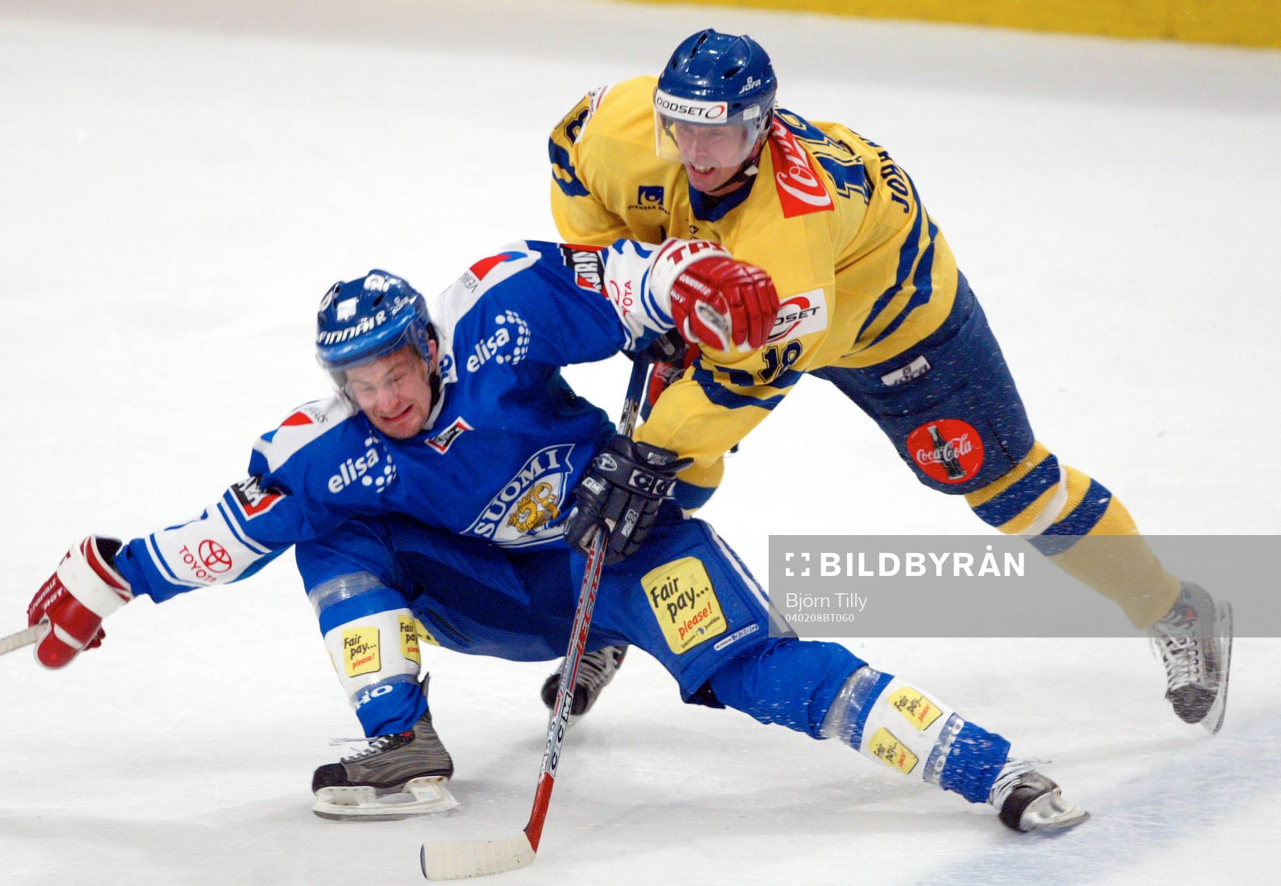 Antti-Jussi Niemi, Finland och Thomas Johansson, Sverige