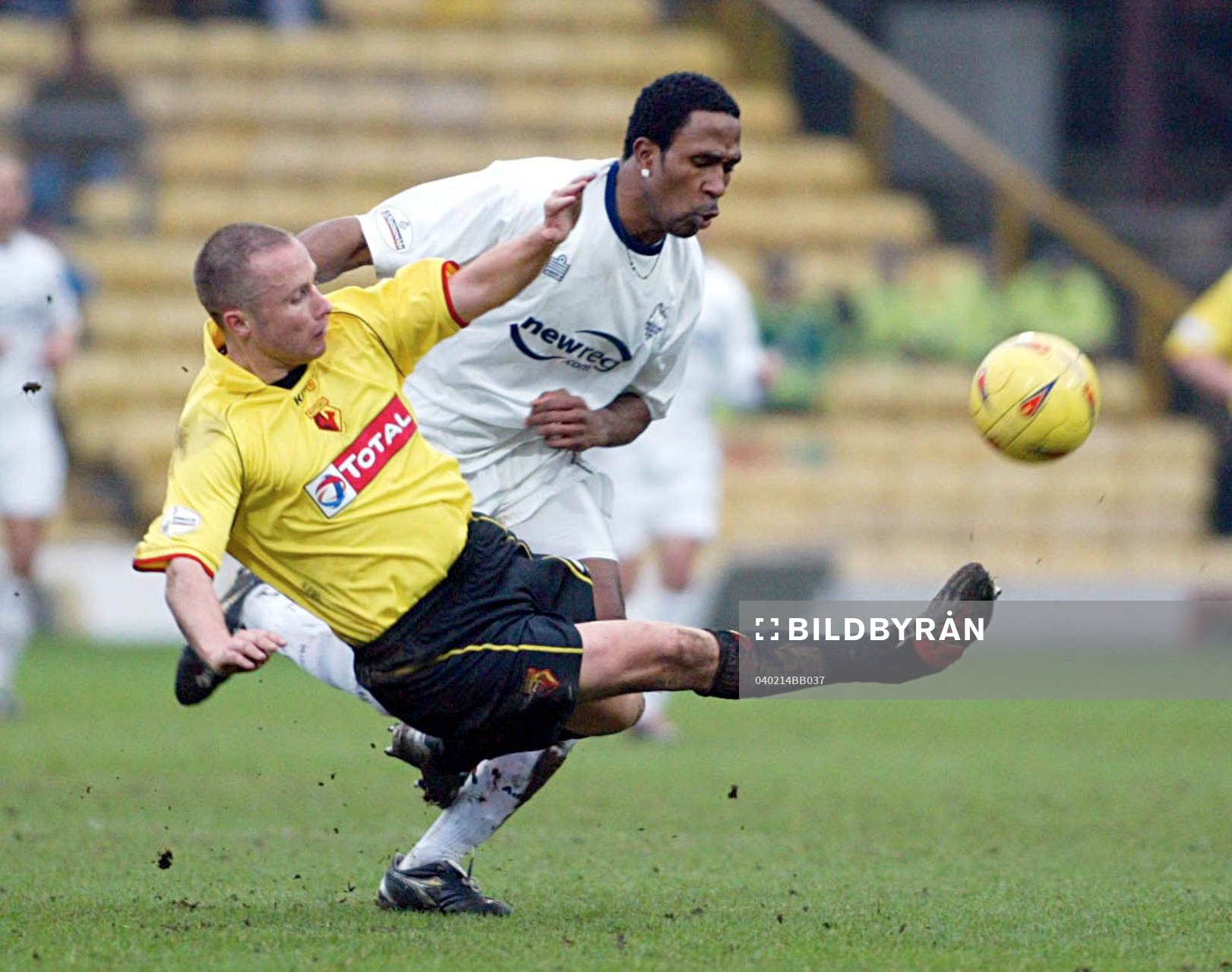  Paul Devlin, Watford och Ricardo Fuller. Preston