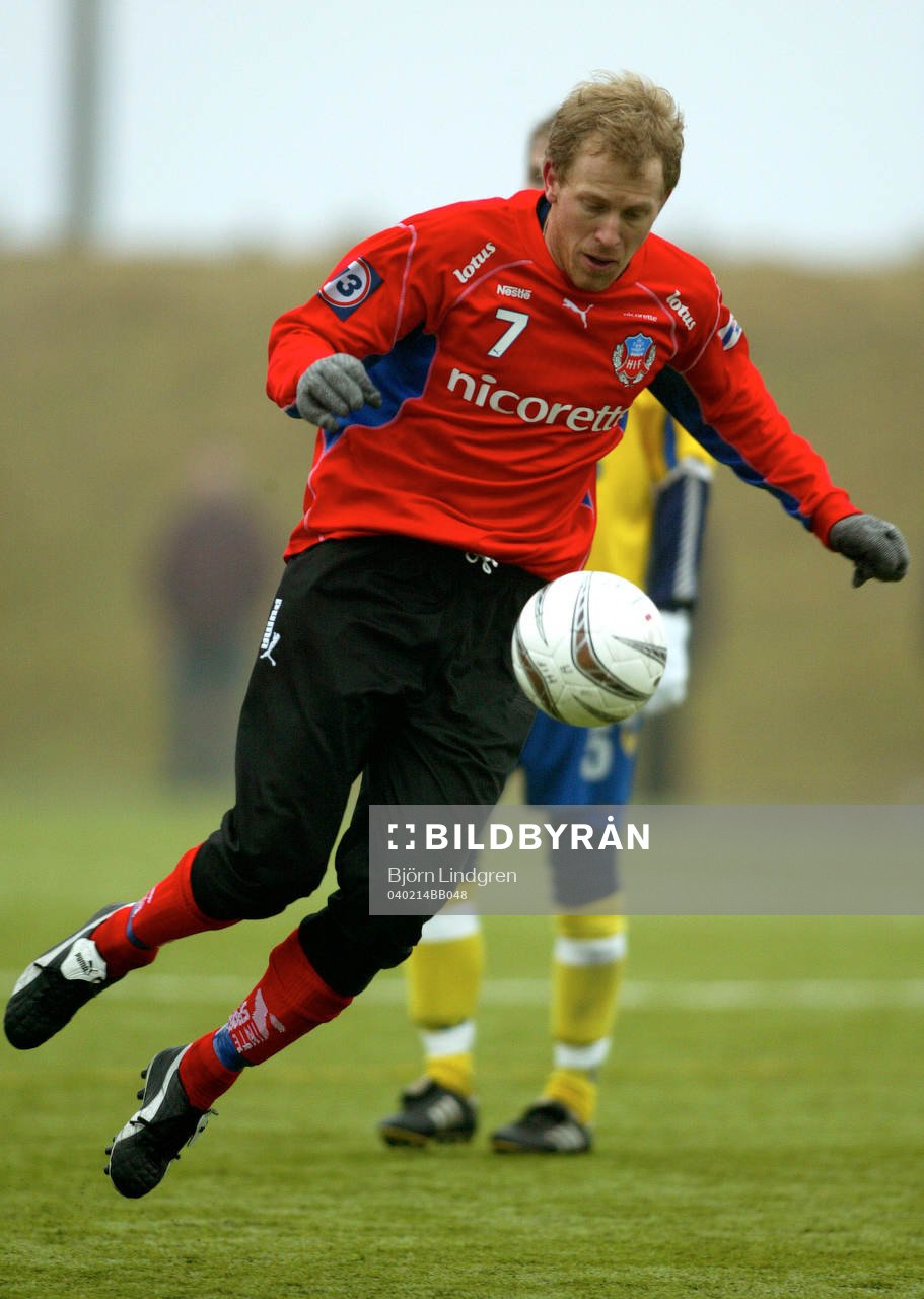 Gustav Andersson, Helsingborg, som alltid målfarlig