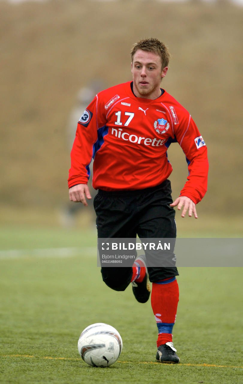 Fotboll, Träningsmatch, Christian Söderberg, Helsingborg