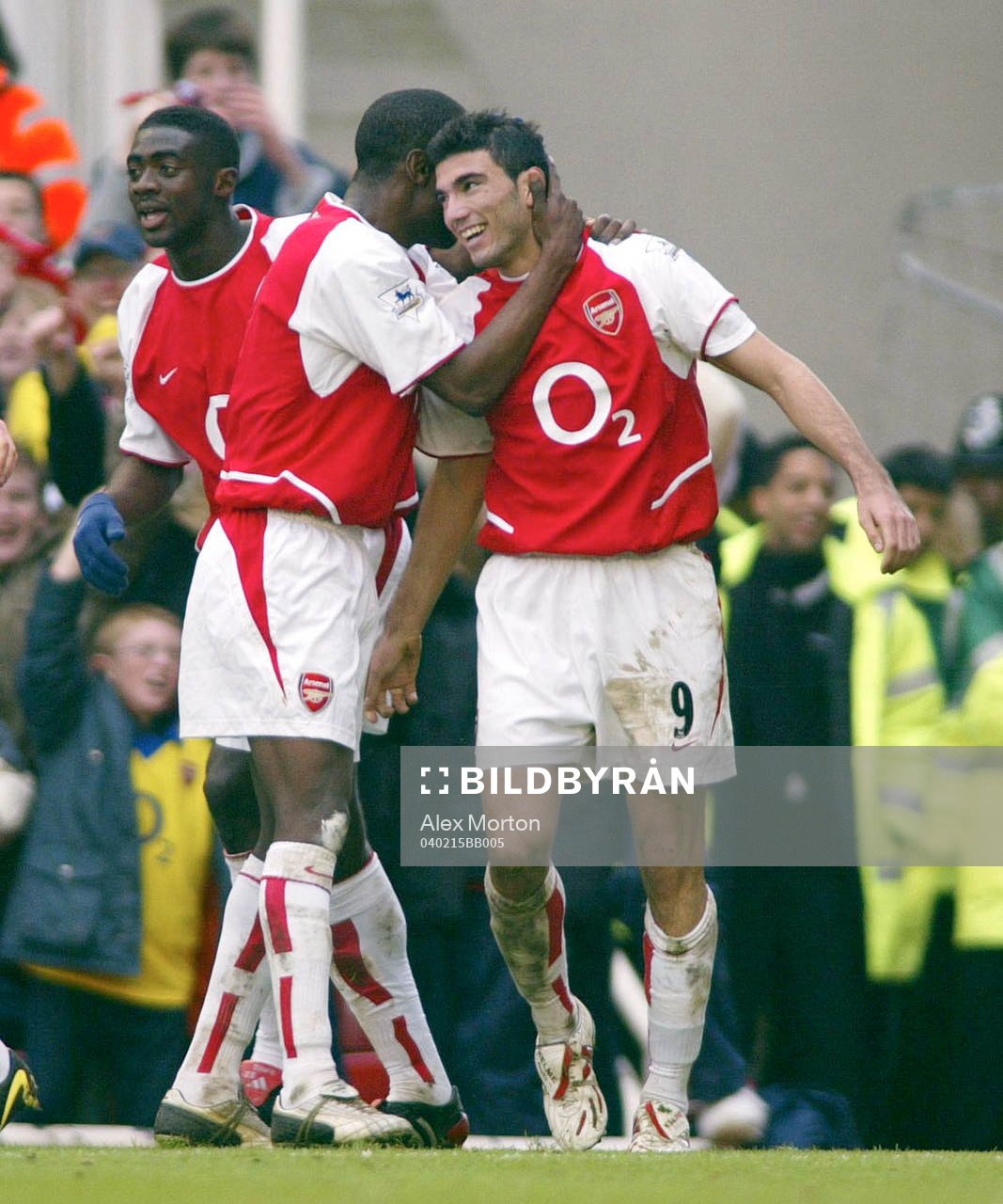  Jose Antonio Reyes, Arsenal. Jubel, glädje.