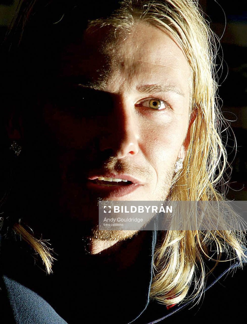  David Beckham, England. Porträtt.