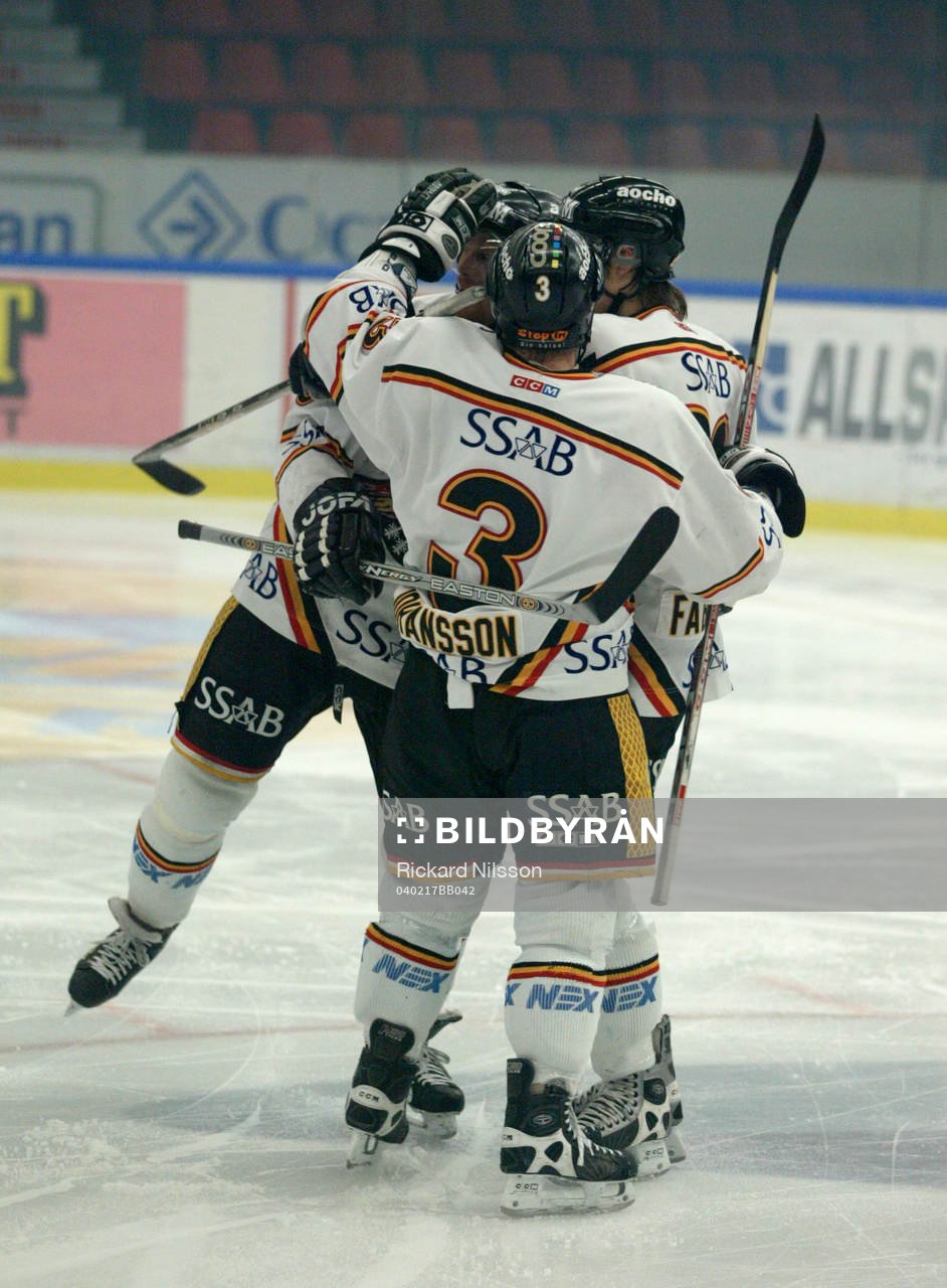 Kalle Fabricius, Luleå, gav ledningen