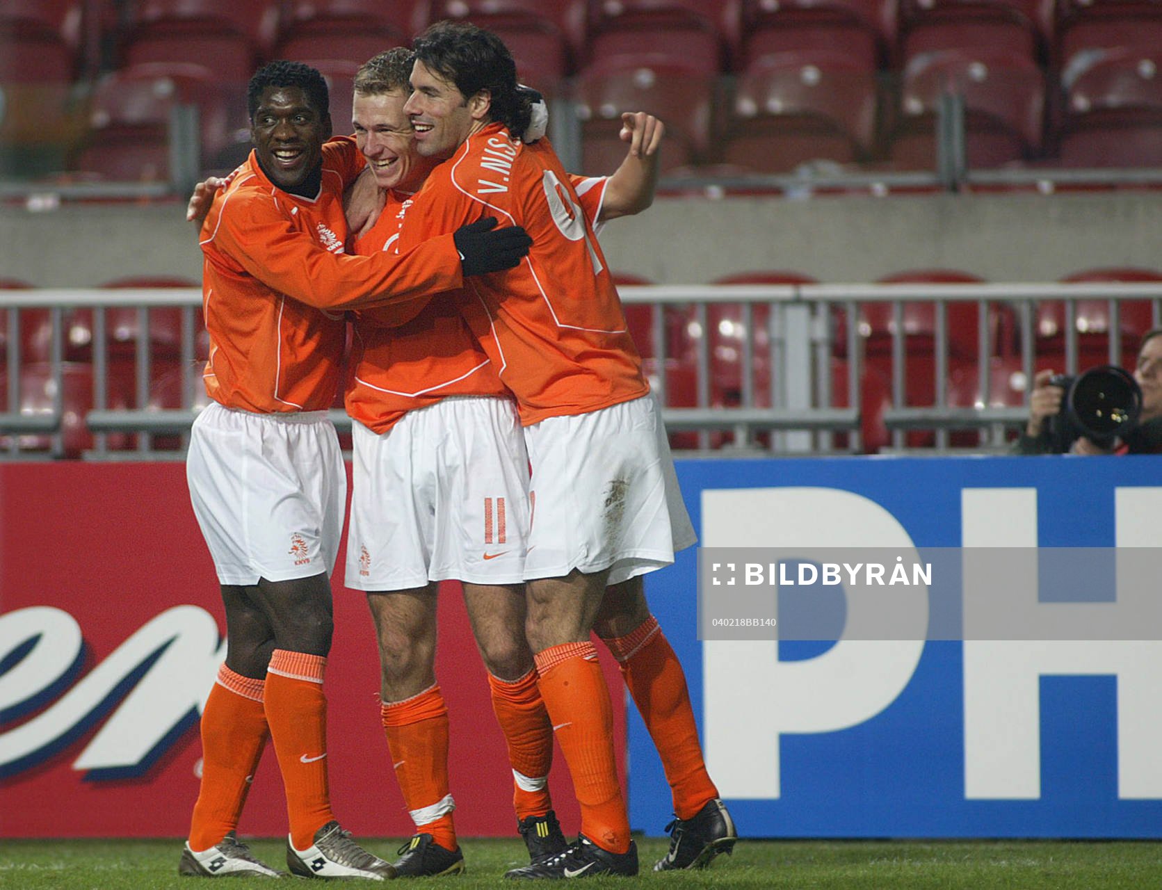 Clarence Seedorf, Arjen Robben och Ruud Van Nistelrooy