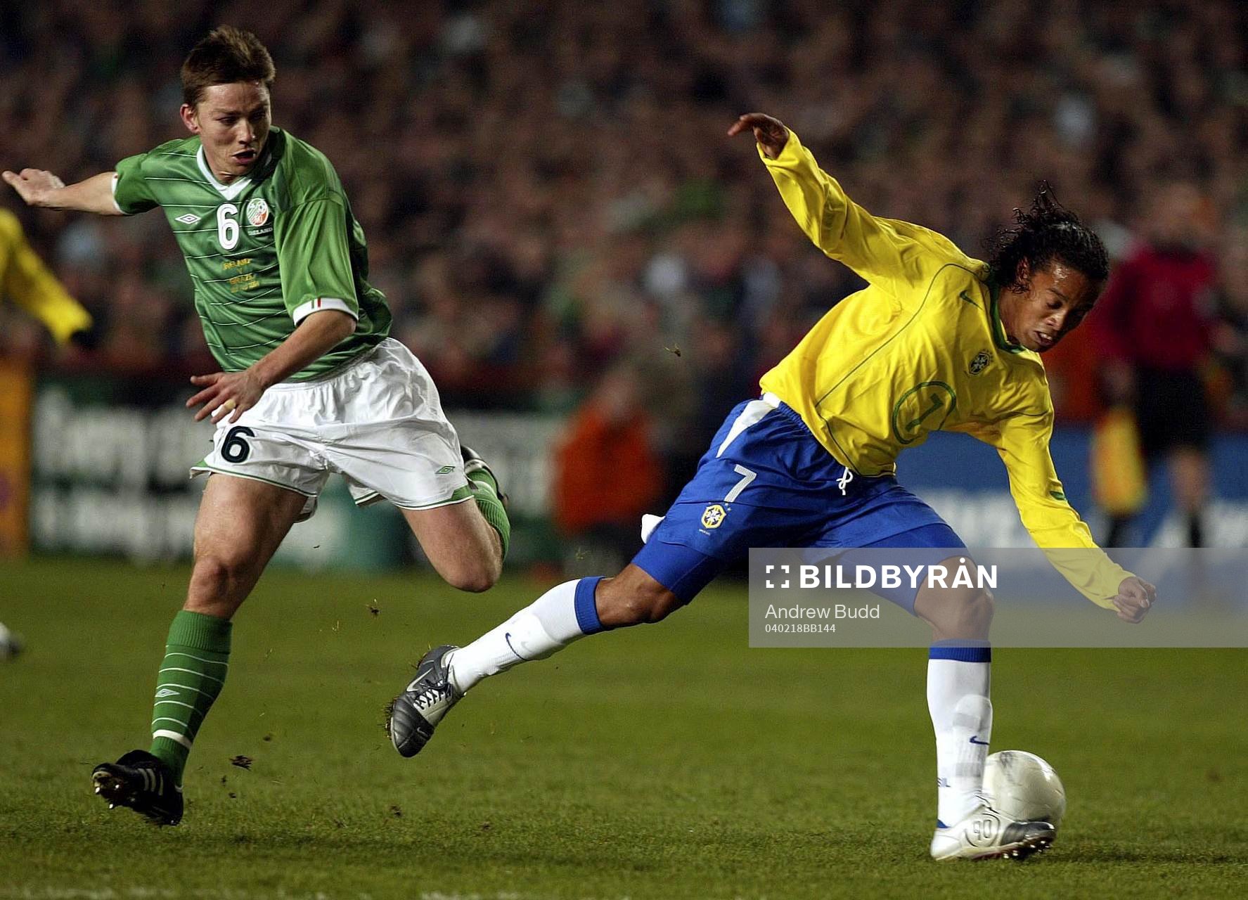 Matt Holland, Irland och  Ronaldinio, Brasilien