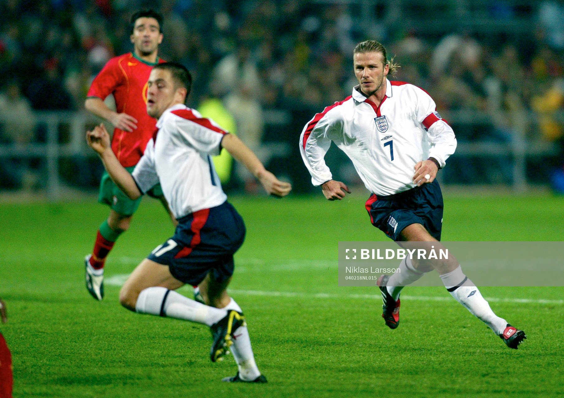 David Beckham och Joe Cole, England