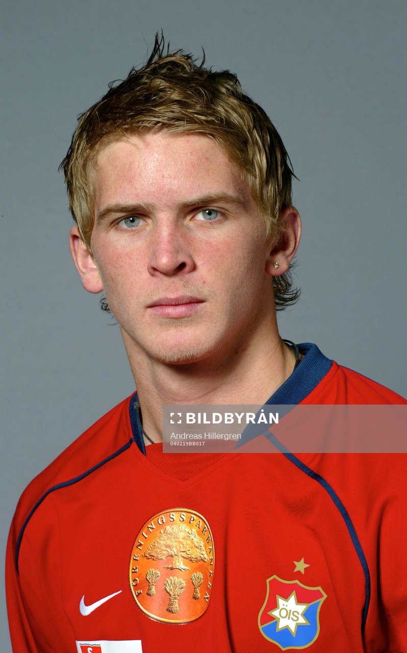 19 Fotboll, Allsvenskan, Porträtt, Örgryte, Erik