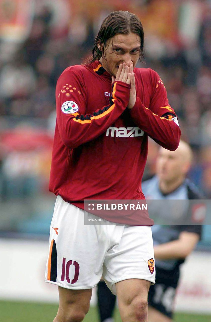 Roma - Siena: Francesco Totti, Roma
