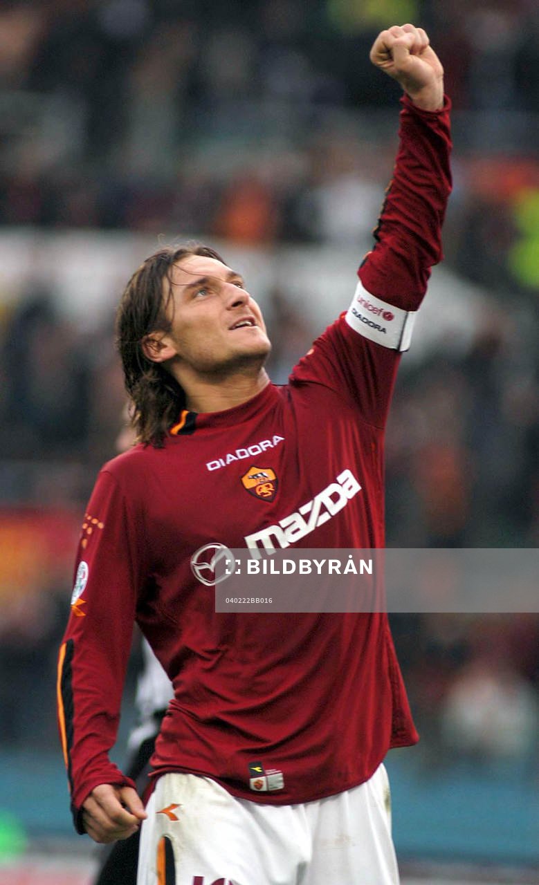 Roma - Siena: Francesco Totti, Roma