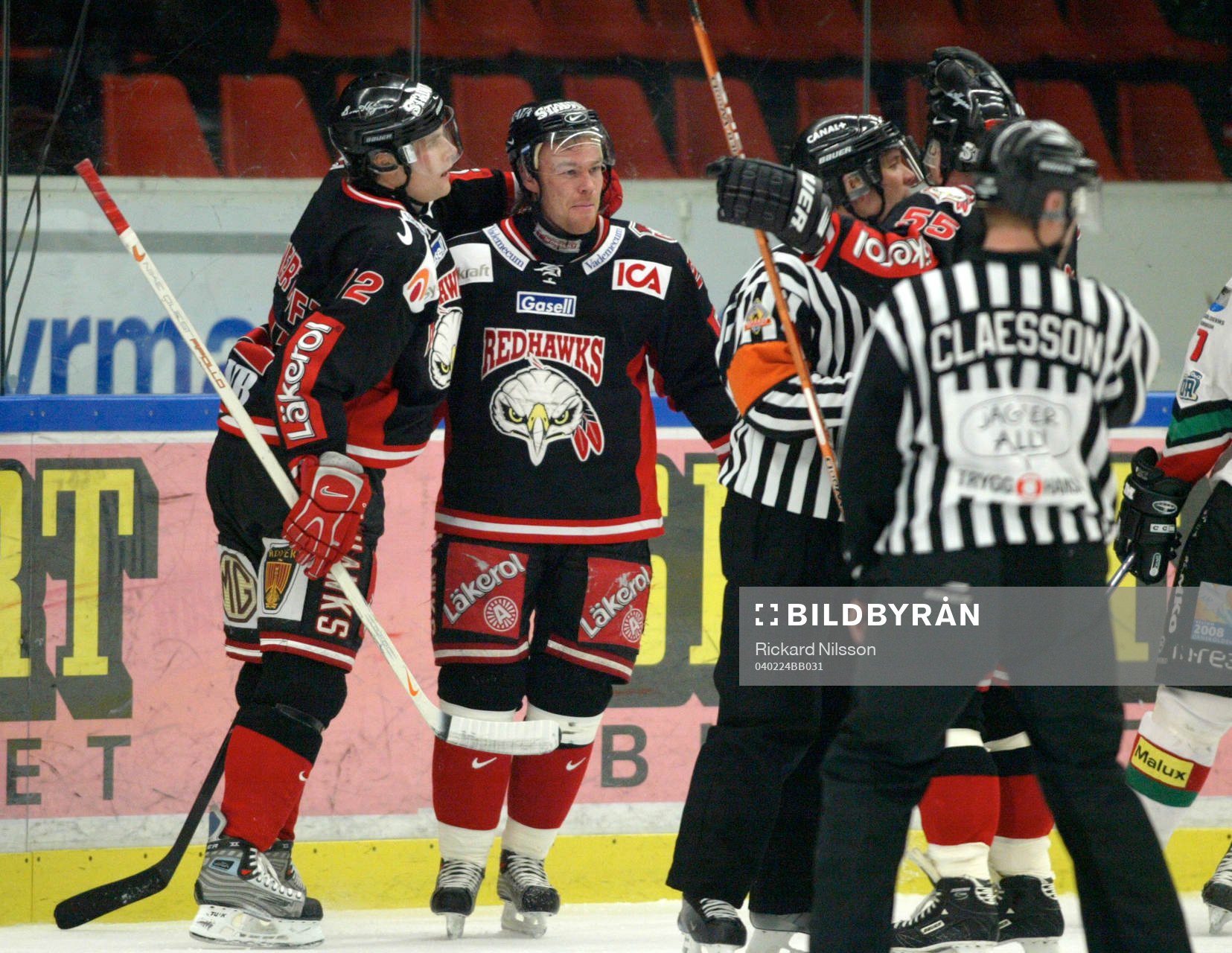 Mikael Wahlberg, Malmö, tre målsskytt. Här med Marcus