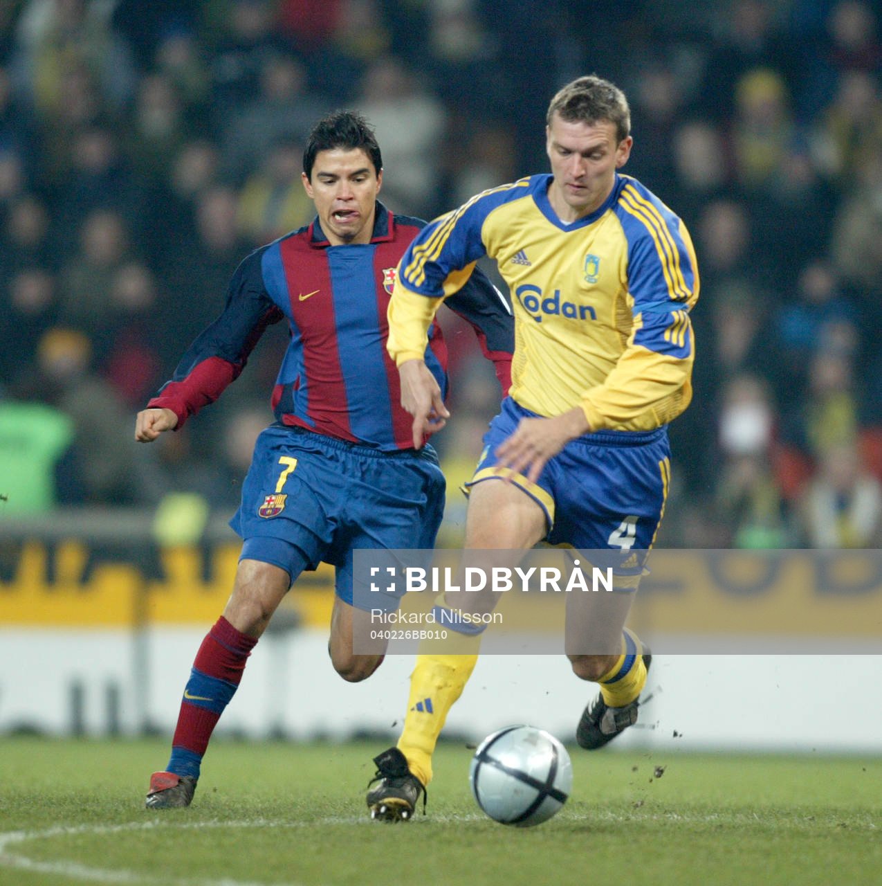 Javier Saviola, Barcelona och Per Nielsen, Bröndby