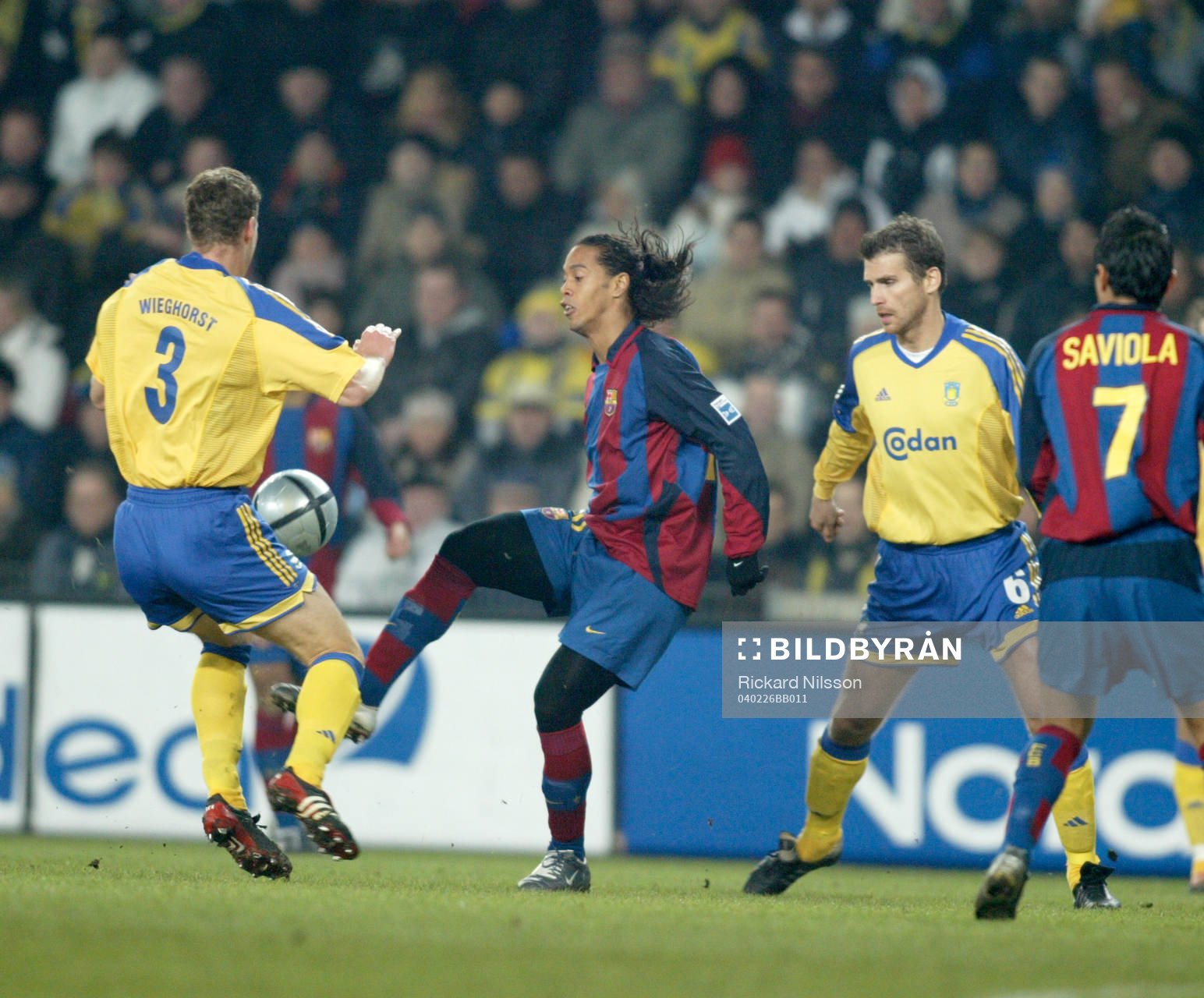 Ronaldinho, Barcelona och Andreas Jakobsson, Bröndby