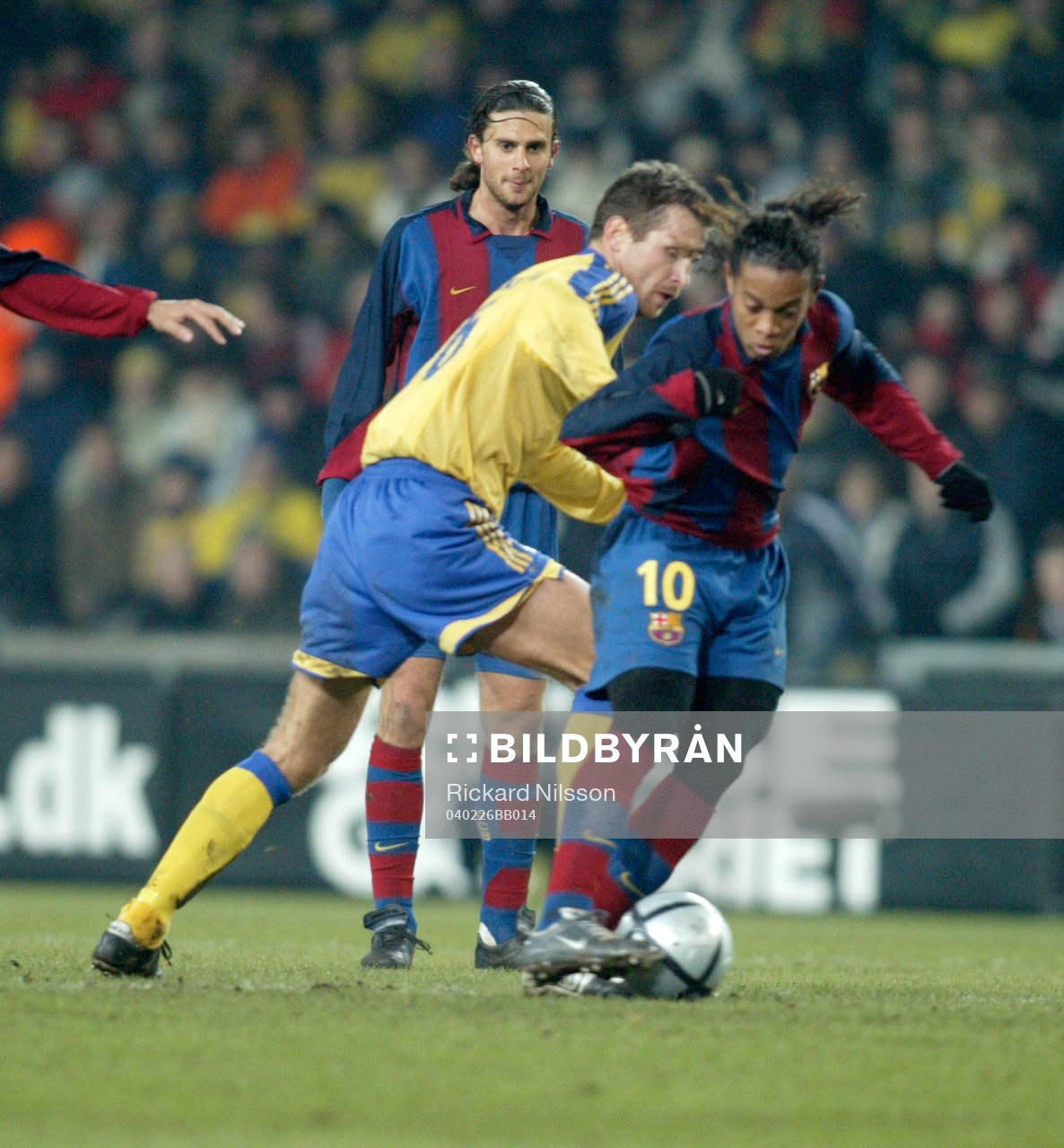 Ronaldinho, Barcelona och Andreas Jakobsson, Bröndby