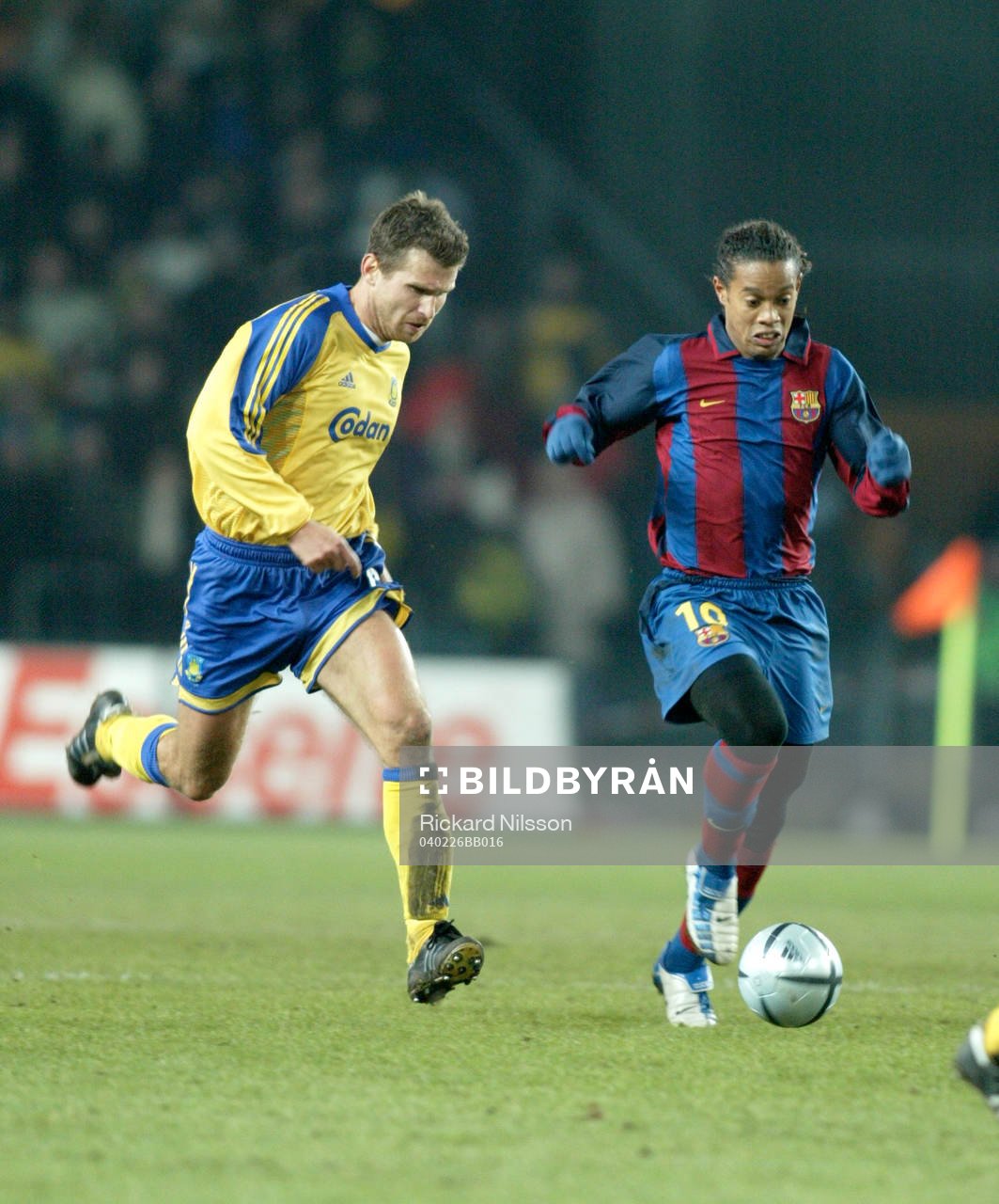 Ronaldinho, Barcelona och Andreas Jakobsson, Bröndby