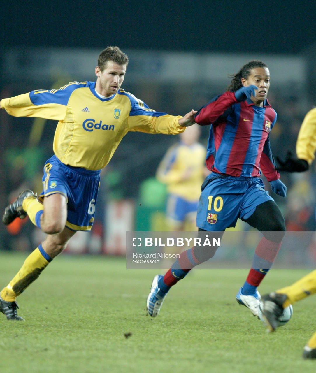 Ronaldinho, Barcelona och Andreas Jakobsson, Bröndby